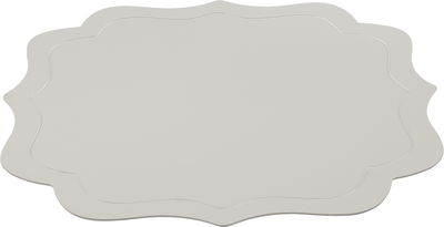 Al Saif Gallery Leather Tablecloth, 38x38 cm - Off White product image 1