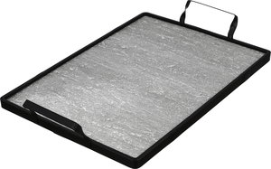 طقم طوفريات ستانلس ستيل بلاستيك السيف غاليري، قطعتين، اطار اسود - اسود رمادي product image 2