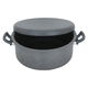 Al Saif Gallery granite upside down pot, 34 cm - grey product image 2