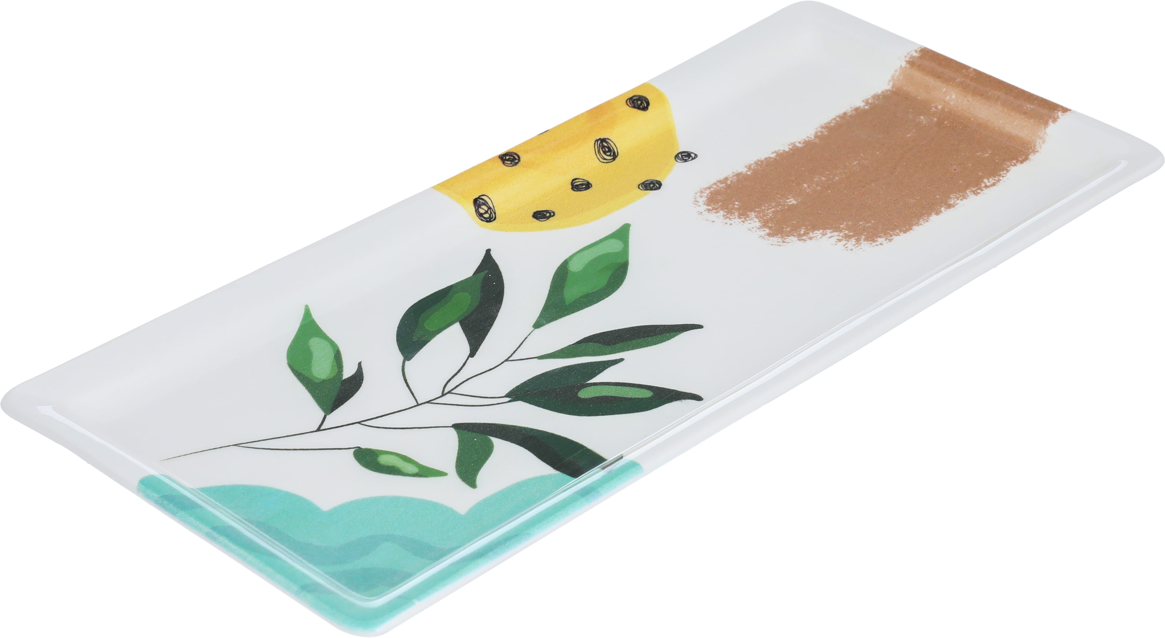 Al Saif Gallery Porcelain Serving Plate, 35X16X2.3 - Multicolor product image 2