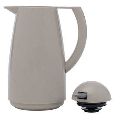 Alrhine Marcotec thermos, 1 liter, compressor, glass inner container, plastic outer shell - brown product image 3
