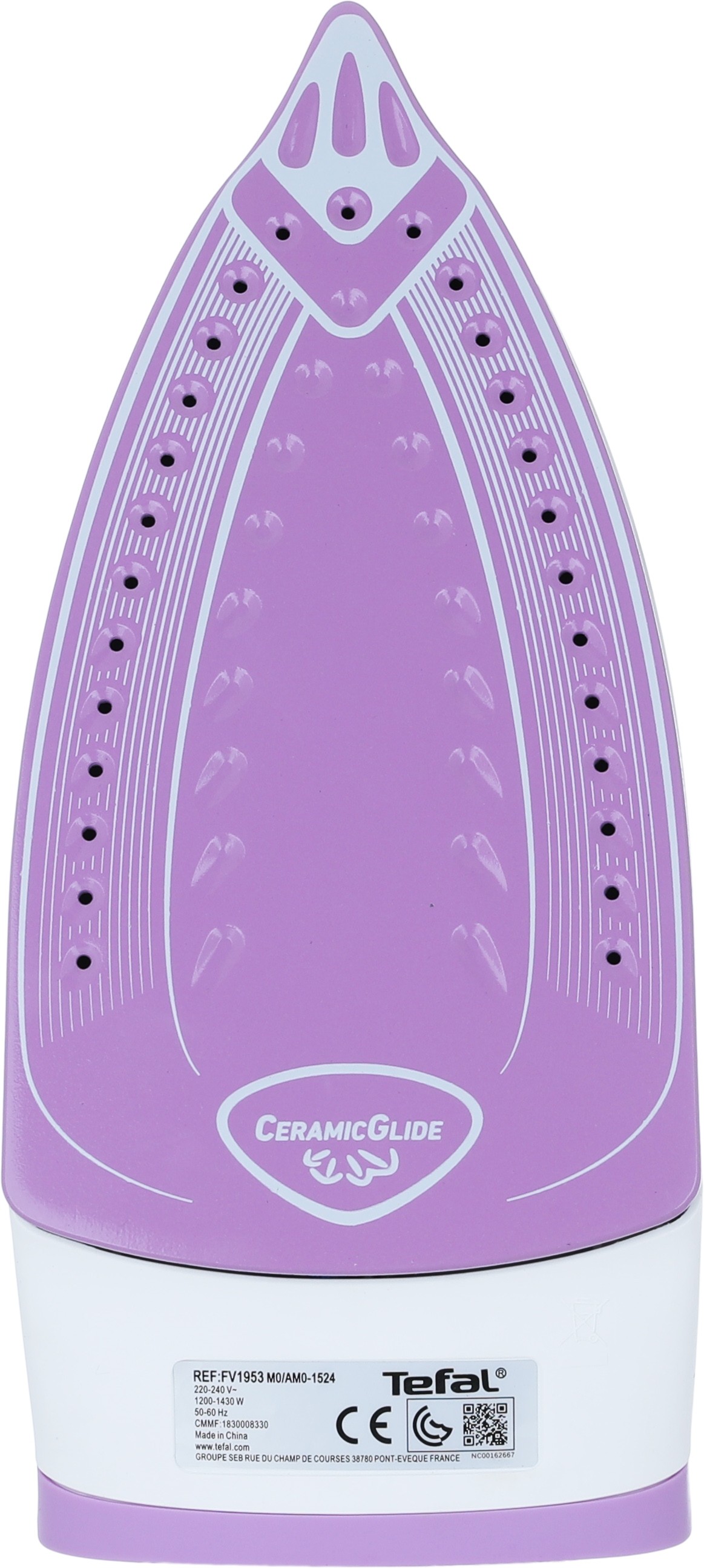 Tefal 1953 Steam Iron, 1200 Watts, 220 Ml, Ceramic Soleplate - Mauve product image 4