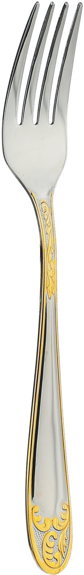طقم شنطة ملاعق ستانلس استيل، 72 قطعة - فضي بذهبي product image 3