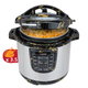 قدر ضغط كهربائي إديسون، وعاء داخلي جرانيت، 1400 واط، 10 لتر- فضي اسود product image 3