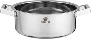 Robust Stainless Steel Cooking Pot, 26 cm - Silver product image 2