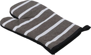 Alsaif Gallery Oven Glove Set with Cloth Bowl Holder, 2 Pieces - Brown White product image 2