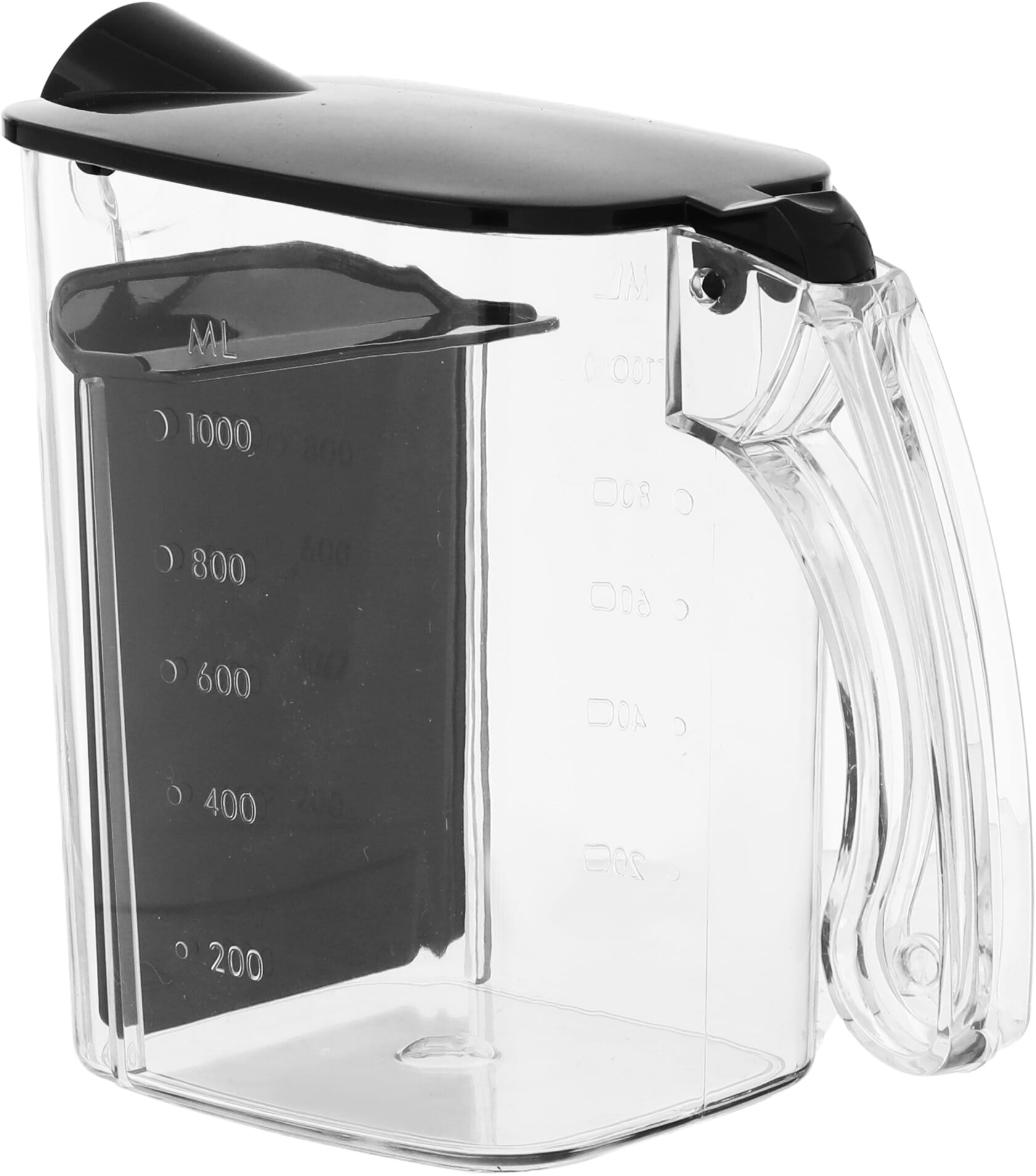 عصارة فواكه 4×1 إديسون، 800 واط، 1 لتر، 2 سرعة - اسود فضي product image 8