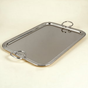 طوفرية تقديم استيل الجهوري، 43x31 سم - كروم product image