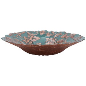 Al Saif Gallery Glass Serving Plate, 30X30X6 Cm - Turquoise product image 2