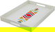 Al Saif Gallery Plastic Serving Tray, 48X35.5X4 Cm - Off White product image 2