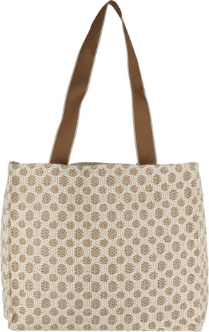 شنطة ترامس قماش السيف غاليري، 37x14x31 سم - كريمي بني product image 2