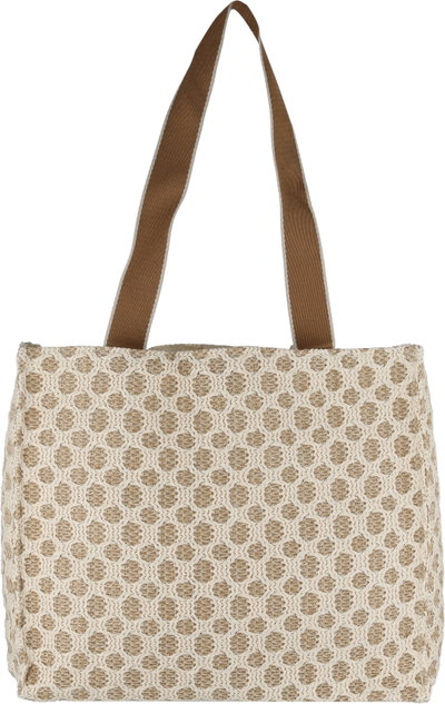 شنطة ترامس قماش السيف غاليري، 37x14x31 سم - كريمي بني product image 2