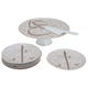 طقم ستاند كيك بورسلان السيف غاليري، 8 قطعة - أبيض product image 2