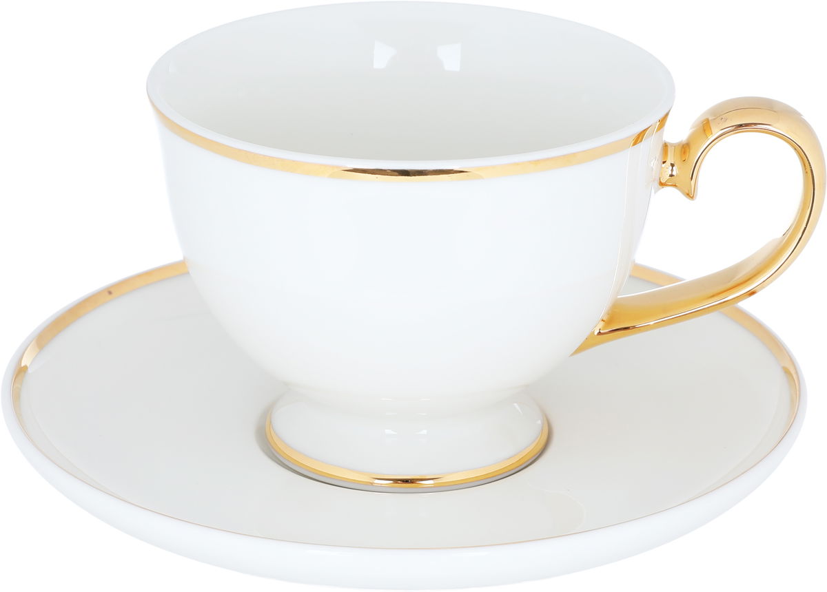 طقم سفرة بورسلان السيف غاليري، 60 قطعة - ابيض ذهبي product image 26
