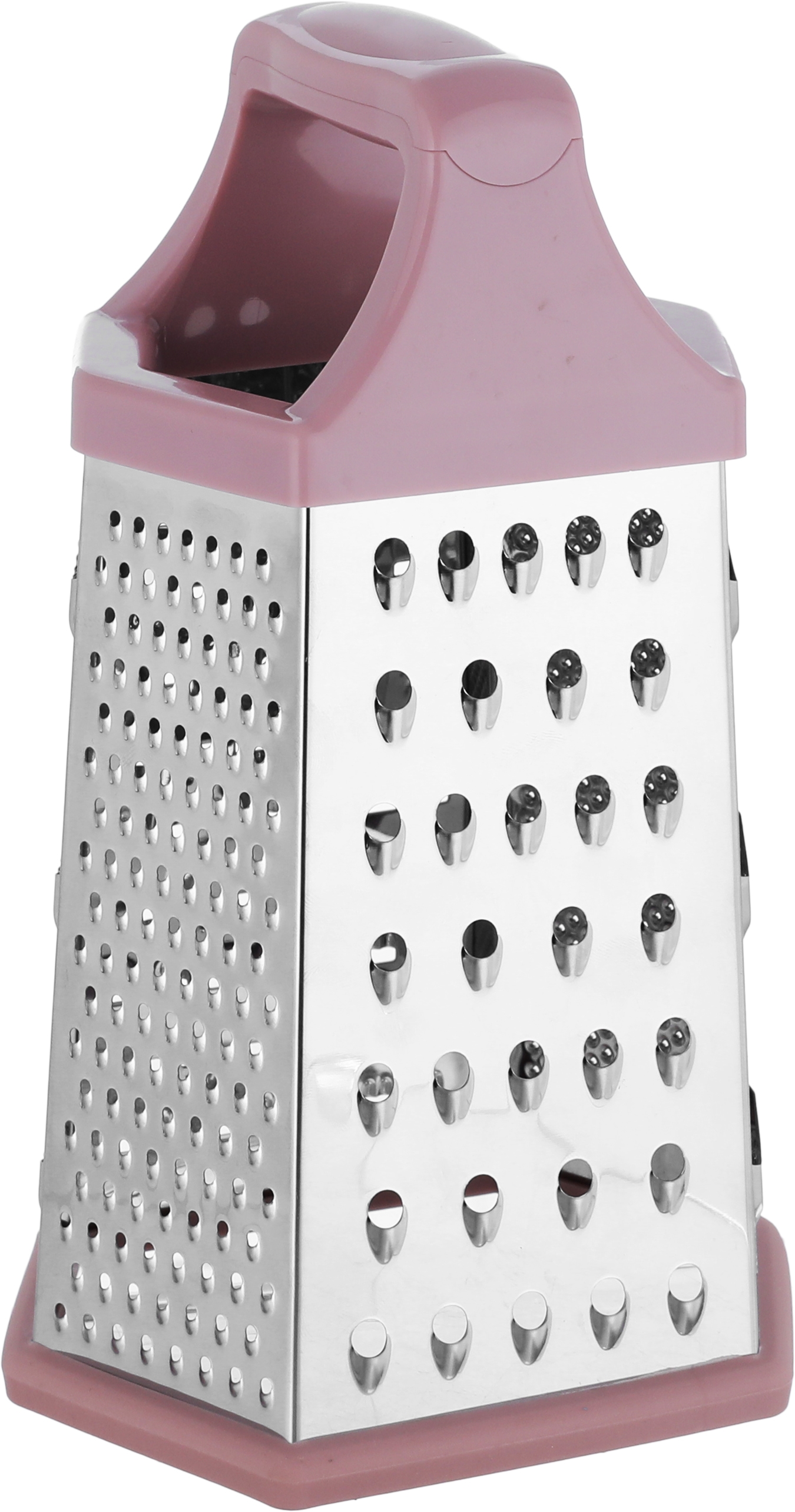 Al Saif Gallery Steel Grater, 6 Faces - Silver And Rose product image