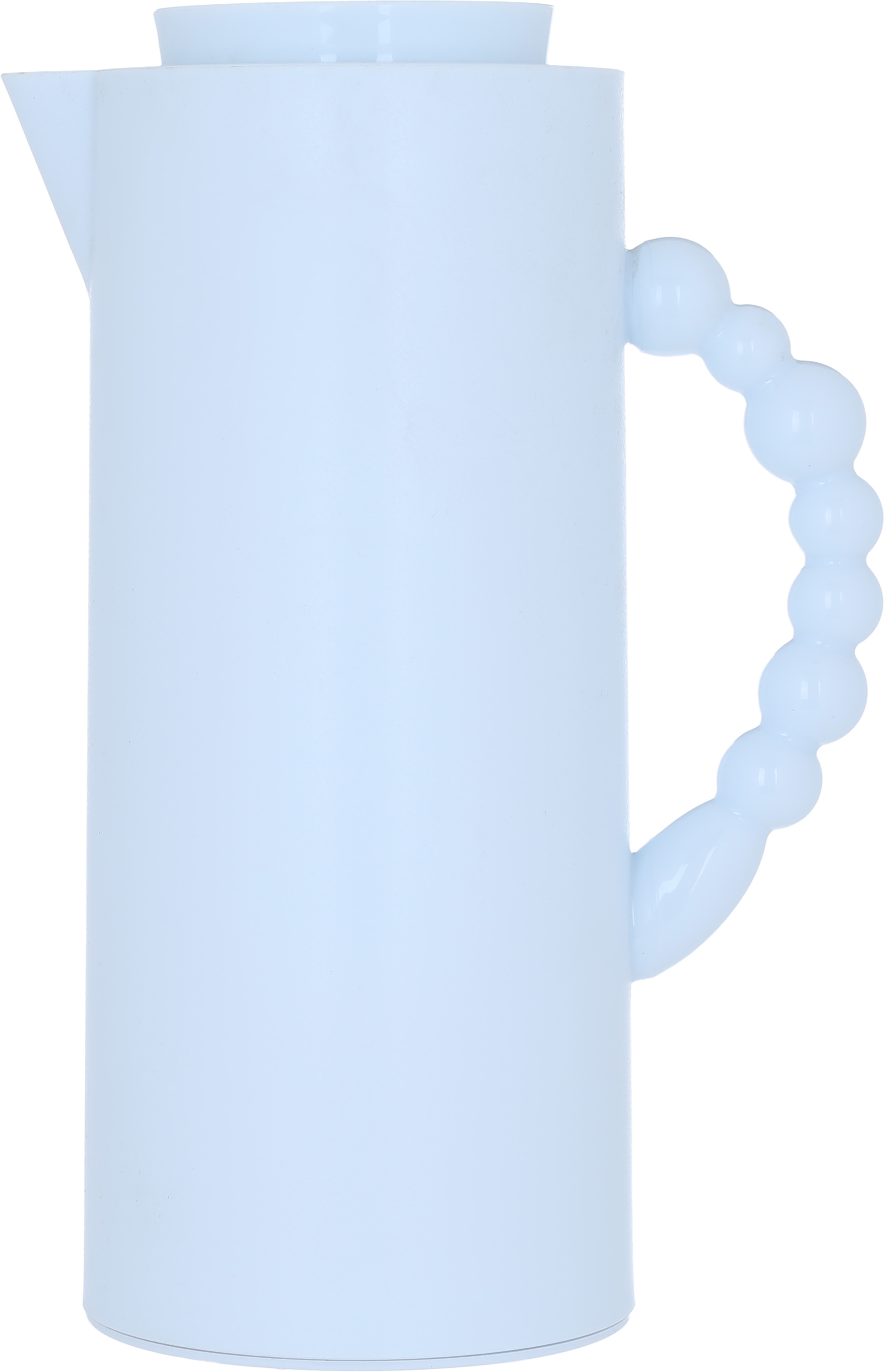 Al Saif Gallery Royal 7 glass thermos, 1 liter, glass inner container, plastic outer shell - cyan product image 1