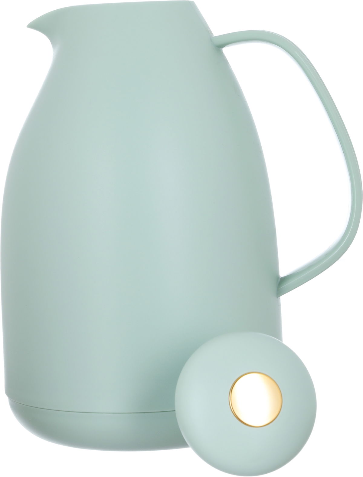 Al Saif Gallery thermos, 1.5 liters, thermal glass inner container, plastic outer shell - light green product image 3