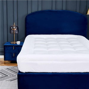 لباد كوالا مزدوج قطن، سماكة 8 سم، 200×200 سم - ابيض product image
