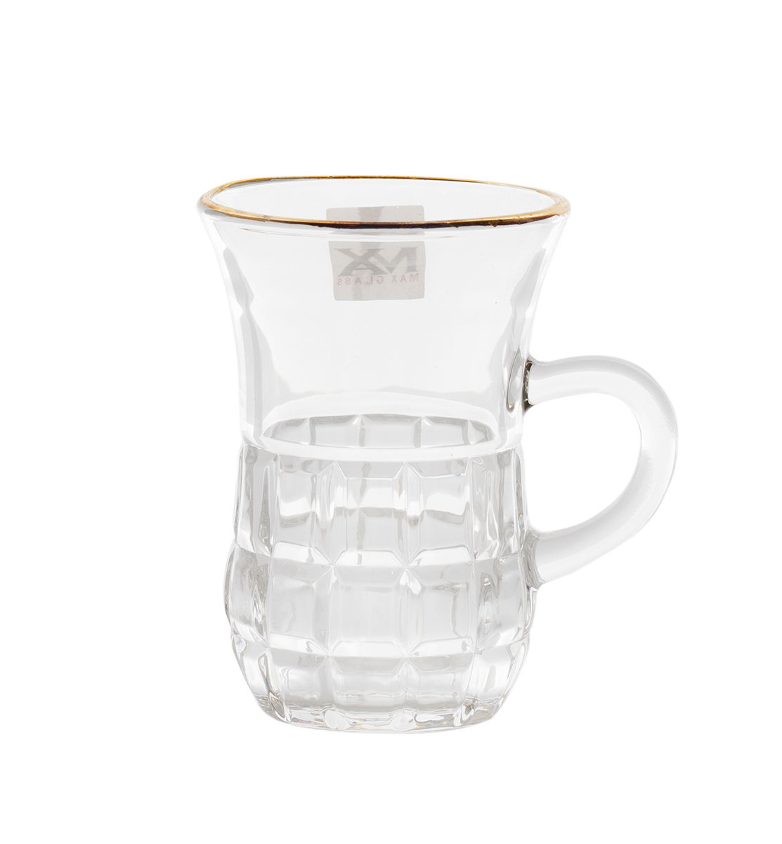 Teapots with Max Glass Glass Handle, Golden Line, 6 Pieces - Clear product image 2
