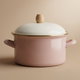 Al Saif Gallery Steel Cooking Pot, 20 cm - Pink Beige product image 1