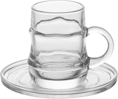 Glass Cup And Plates Set, 36 Pieces - Clear product image 3