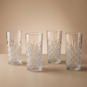 طقم كاسات باشاباتشي، 4 قطع، 365 مل - شفاف product image
