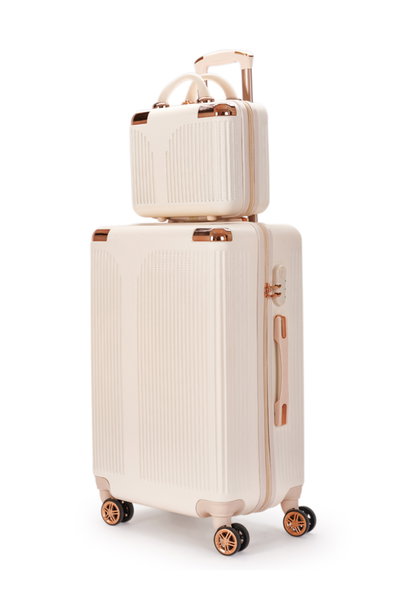 Limra ABS Luggage Set, 6 Sizes, 4 Wheels, 360 Degree Rotating, OT-501960 - Beige product image 2