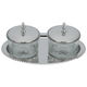 طقم طوفرية مع 2 سكرية استيل السيف غاليري، 3 قطع - فضي product image 1