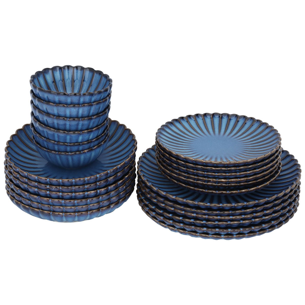 Al Saif Gallery Porcelain Dining Set, 24 Pieces - Blue product image 2