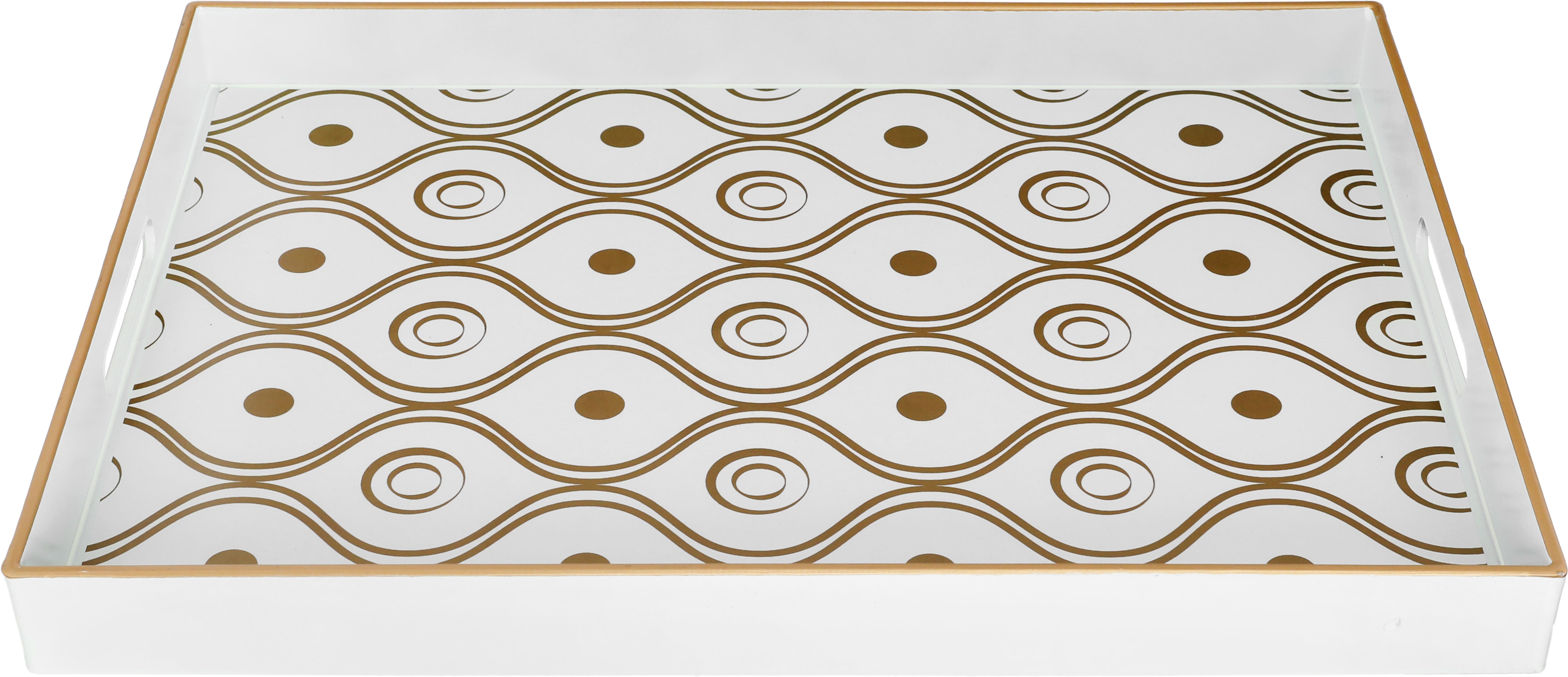 Al Saif Gallery Plastic Serving Tray, 48 X 35 X 4.6 Cm - White product image