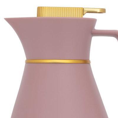 ترمس جلوري، 1 لتر، حافظة داخلية زجاج - وردي product image 3
