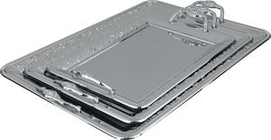 طقم طوفريات نجدية ستانلس ستيل السيف بلص، 3 قطع - فضي product image