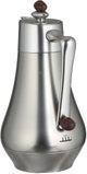 Al Saif Gallery Al Dana 2 Thermos Set, , 1/1 Liter, 2 Pieces, Glass Inner Container, Stainless Steel Outer Body, Push Button - Matte Wood Finish Silver product image 8