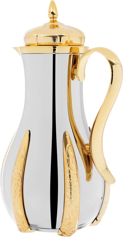 طقم ترامس سنا السيف غاليري، قطعتين، 1/1 لتر، حافظة داخلية زجاج حراري - فضي ذهبي product image 7