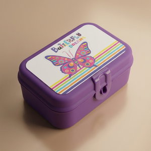 Al Saif Gallery Plastic Lunch Box, 550 ml - Mauve product image