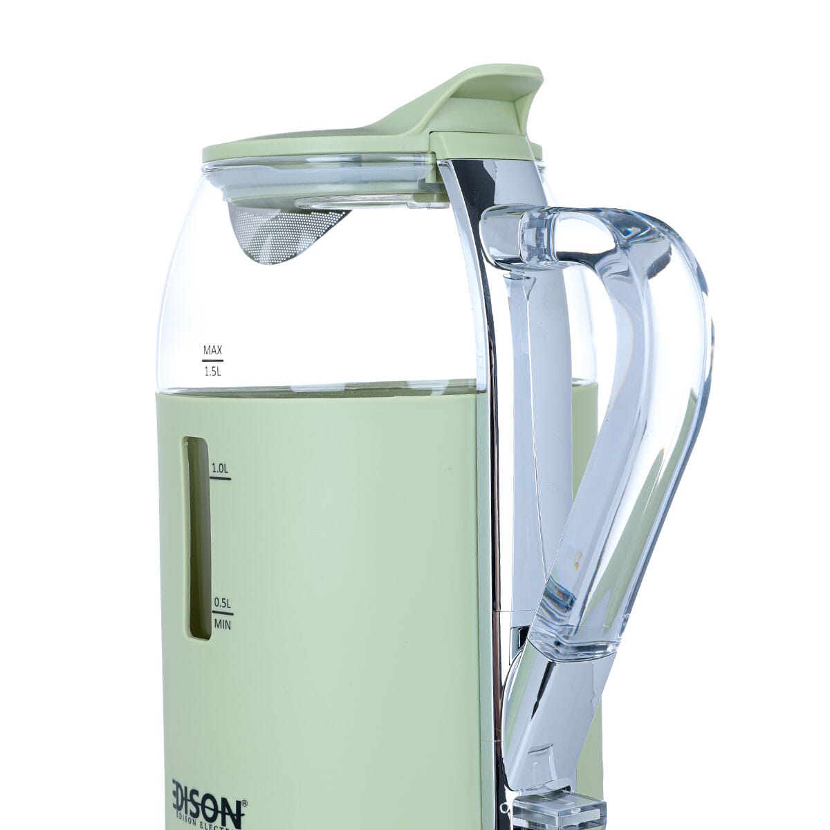 غلاية كهربائية زجاج إديسون، 2200 واط، 1.5 لتر - اخضر product image 4