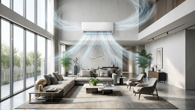 Edison Split Air Conditioner, 28200 BTU, Cooling Only, Wi-Fi Supported, Inverter - White product image 6