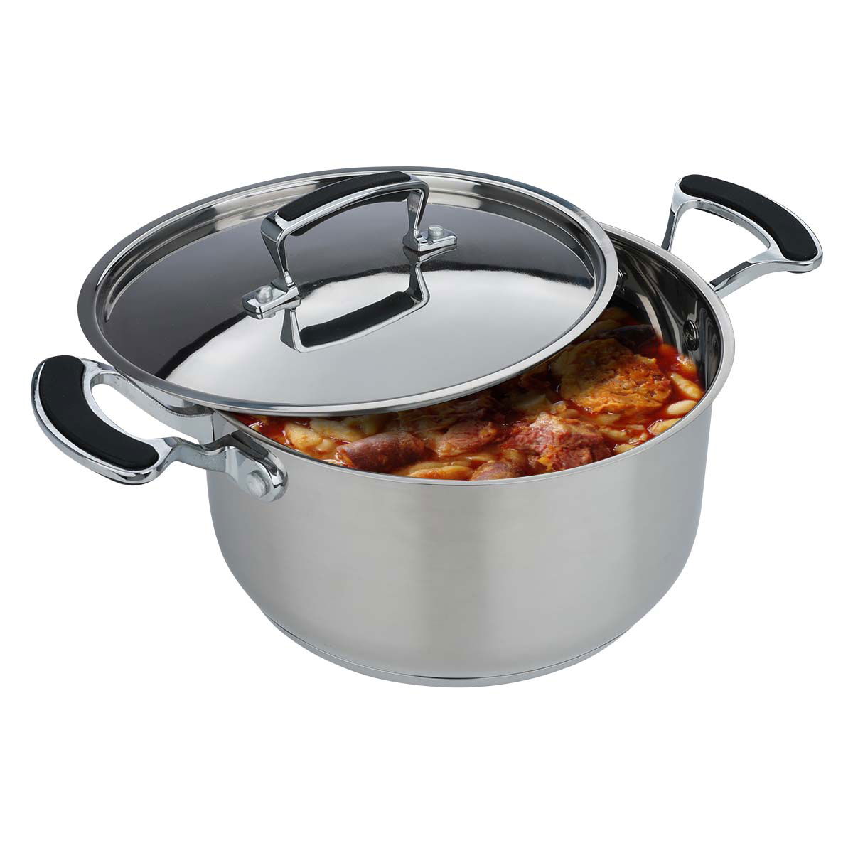 قدر استيل روكي، 20سم - فضي product image 1