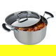 Al Saif Gallery Steel Pot (Rocky), 20cm - Silver product image 1