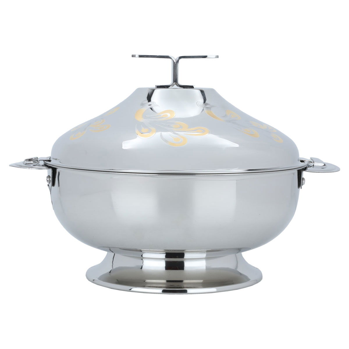 Al Saif Gallery Steel Food Container, 7.5 Liters, with Base - Silver product image