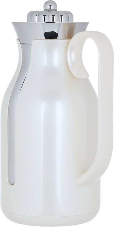 ترمس ريانة تايملس، 1 لتر، حافظة داخلية زجاج حراري - لؤلؤي product image 4