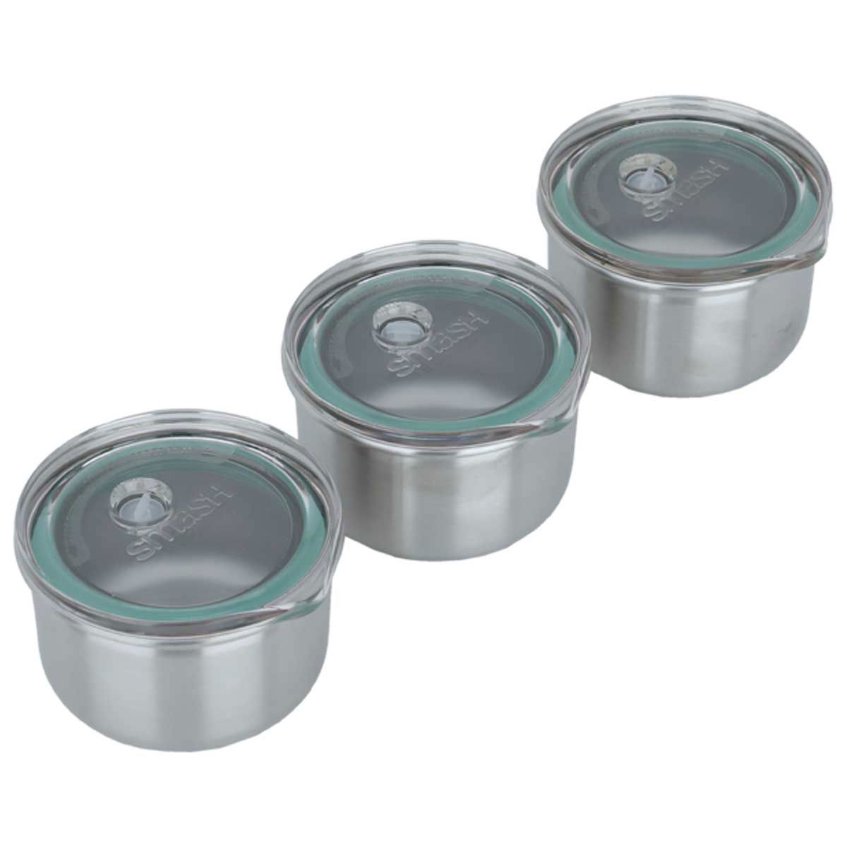 طقم حافظات طعام استيل السيف غاليري، 3 قطع - فضي product image