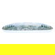 Al Saif Gallery serving plate, 35.5 x 25.5 x 1 cm - white green product image 1
