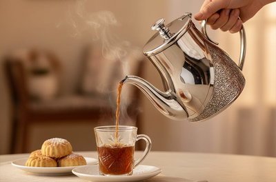 ابريق استيل السيف غاليري، 0.5 لتر، منقوش - فضي product image 7