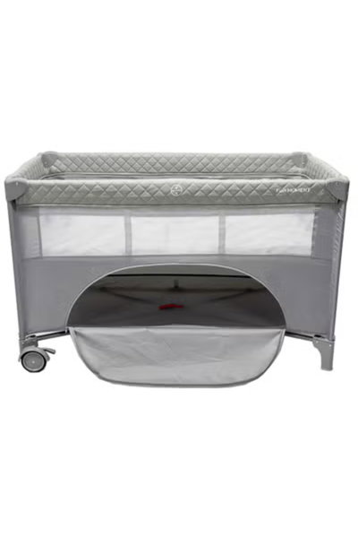 سرير اطفال فان مومنت، 125×65 سم، قابلة للطي - رمادي product image 4