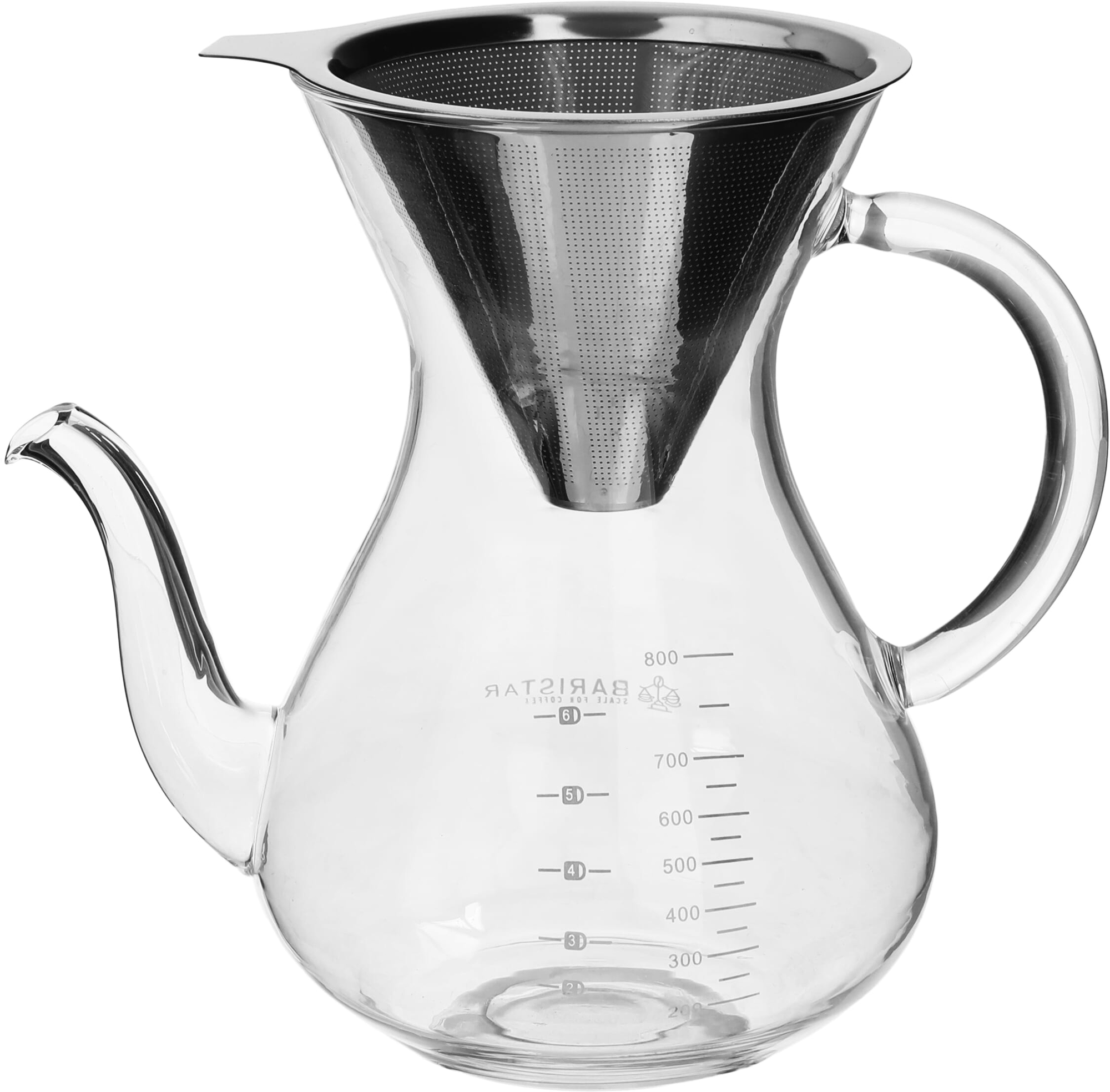 Barista Surfer Steel Food Measuring Bowl, 800 Ml - Clear product image
