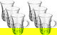 طقم بيالات شاي زجاج ماكس السيف غاليري، بيد، 6 قطع - شفاف product image 1