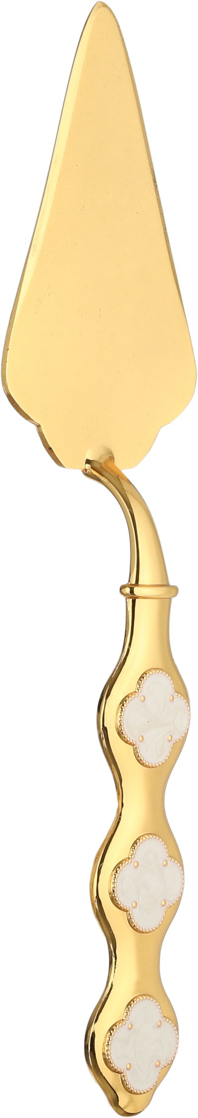 طقم ملاعق خدمة كيك استيل دانيا، 2 قطعة - ذهبي فضي product image 3