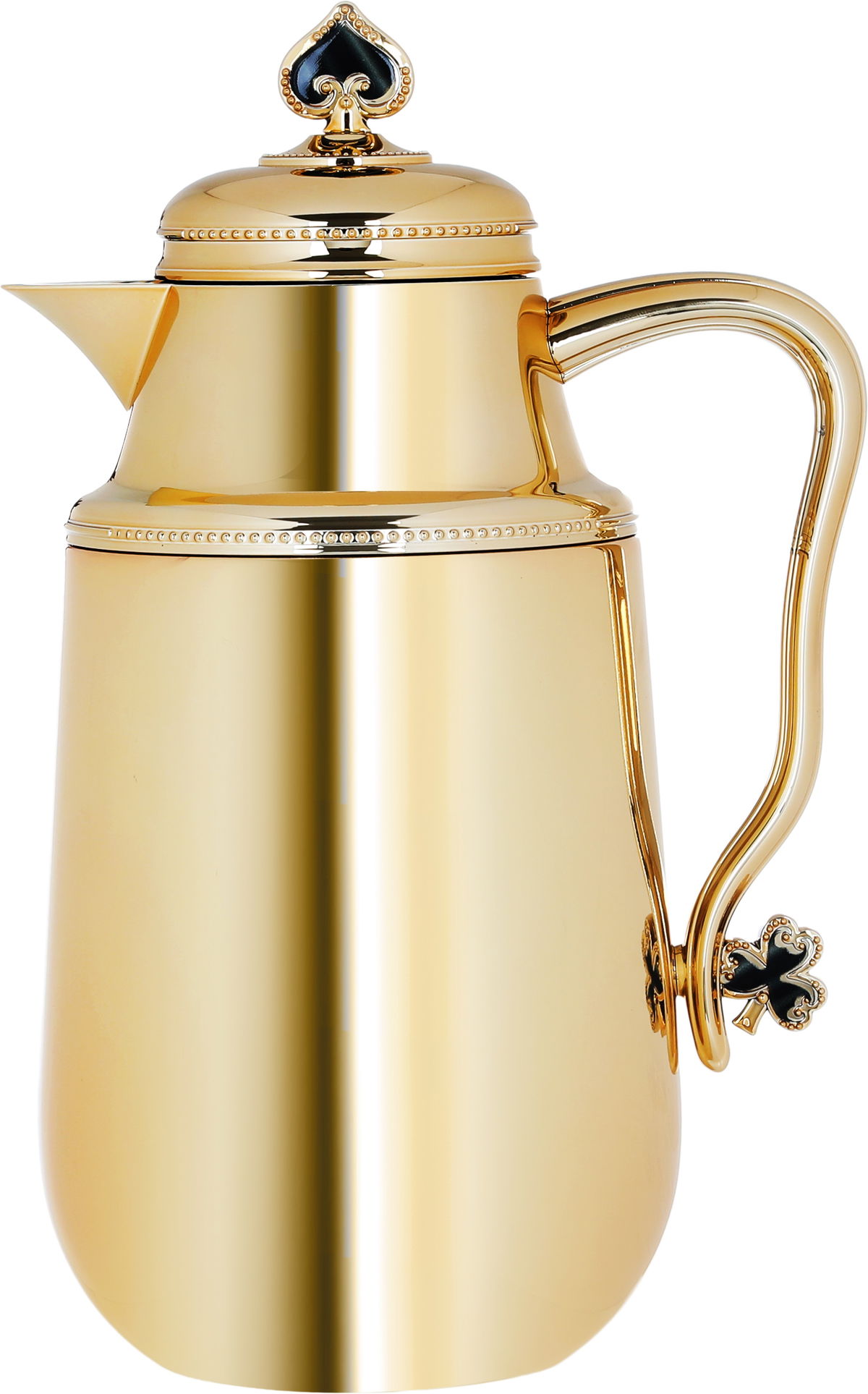 Al Saif Gallery Fatima Steel thermos Set, 1 - 0.7 L, 2 Pieces - Gold product image 2