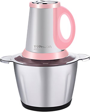 قطاعة خضروات تايفون، 650 واط، 3 لتر، TY-02-007 P - فضي بينك product image